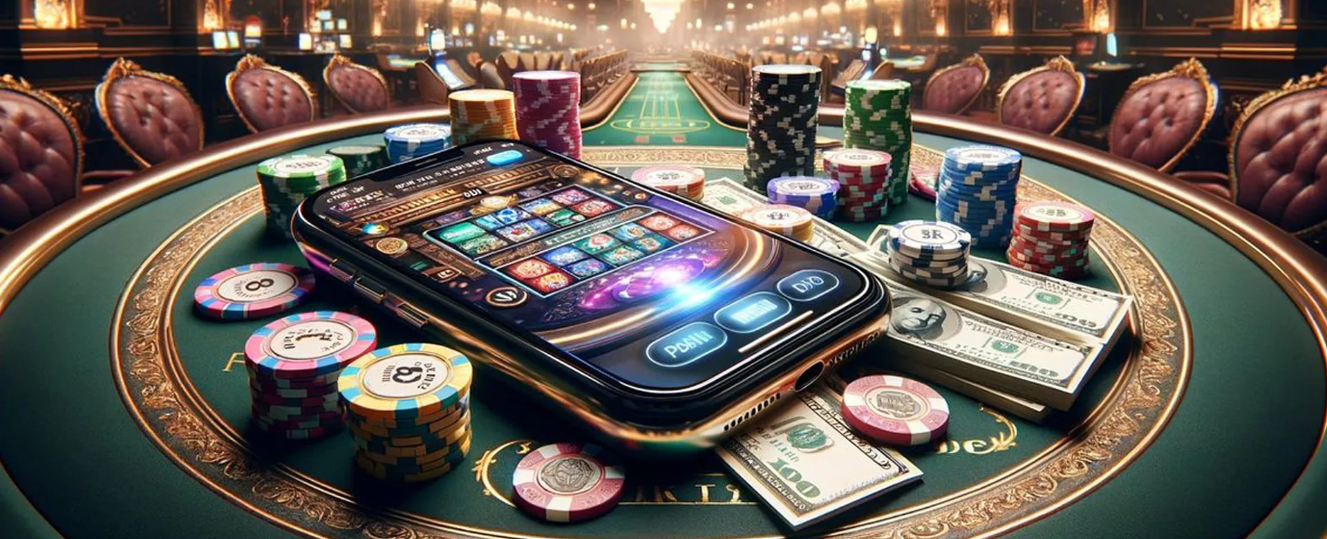 Mobile phone displaying 8k8 app interface with casino games